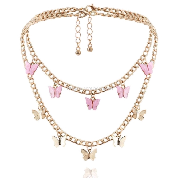 Butterfly Fashion Necklace - Picture 2 of 2